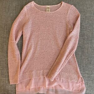 💥4 for $25💥 Pink Glitter Sweater